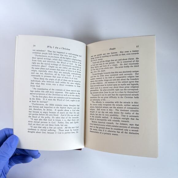 Why I Am a Christian by O. Hallesby 1930 25th Edition Hardcover 1964 - Picture 5 of 16